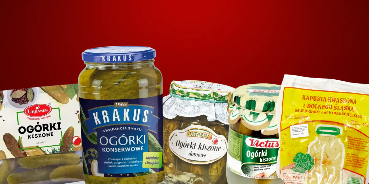 Polnische Konserven - Eingelegte Gurken, Sauerkraut und fermentiertes Gemüse aus Polen