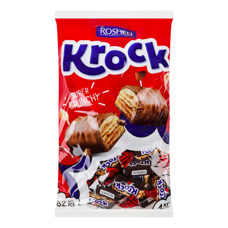 Roshen Krock Pralinen mit Erdnuss-Karamell-Füllung 1000g kaufen - Polnische & Schlesische Spezialitäten - Online Supermarkt mit Lebensmittel aus Polen | Polski Sklep internetowy