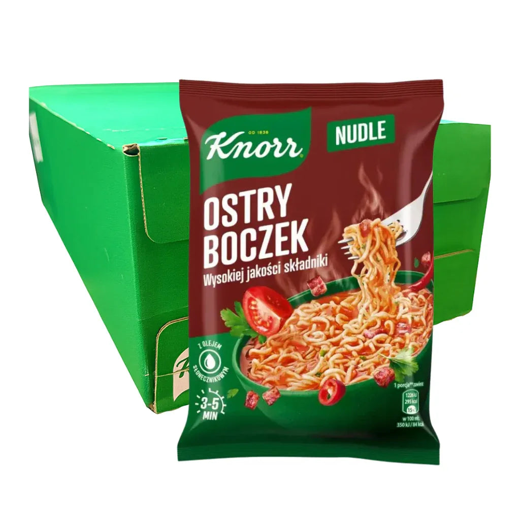 22x Knorr Nudle - Speck Pikant - Boczek Pikantny 63g - Vorratspack kaufen - Polskashop24