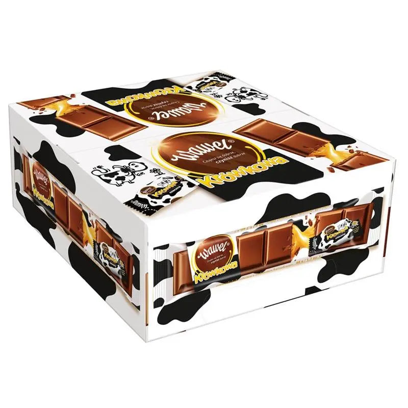 Wawel Krówkowy Schokoriegel mit Karamellfüllung 30x 39g - Polnische & Schlesische Spezialitäten - Online Supermarkt mit Lebensmittel aus Polen | Polski Sklep internetowy