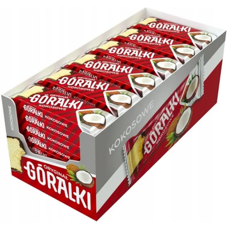 36x Goralki Kokos - Waffelriegel 45g kaufen - IDC - Polskashop24.de - Online Supermarkt mit Lebensmittel aus Polen
