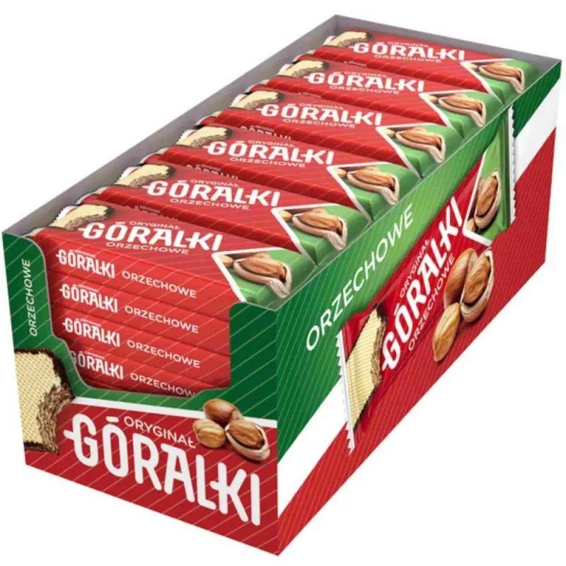 36x Goralki Nuss - Waffelriegel 45g kaufen - IDC - Polskashop24.de - Online Supermarkt mit Lebensmittel aus Polen