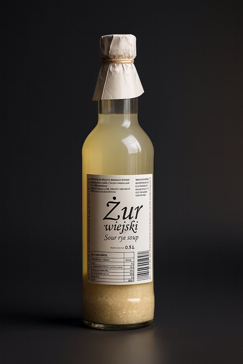 Sauerteig Żurek Wiejski 0,5L - Brzeziecki