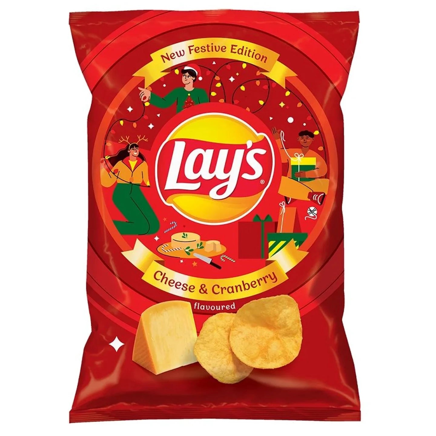 Lay's Cheese Cranberry Kartoffelchips 130g