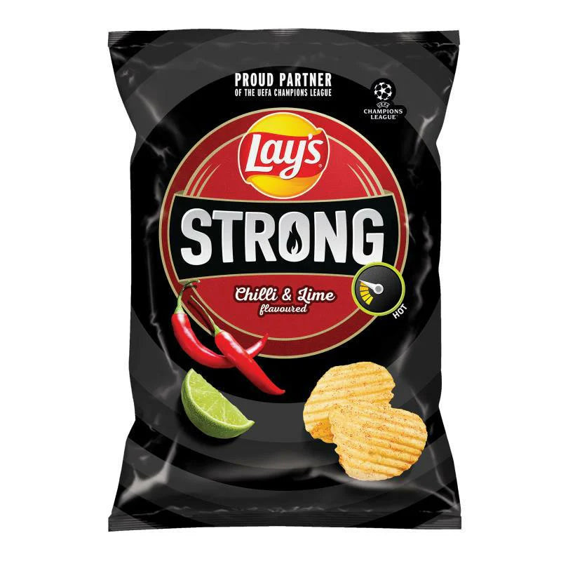 Lays Max Strong Chilli Lime Chipsy 120g - Lays
