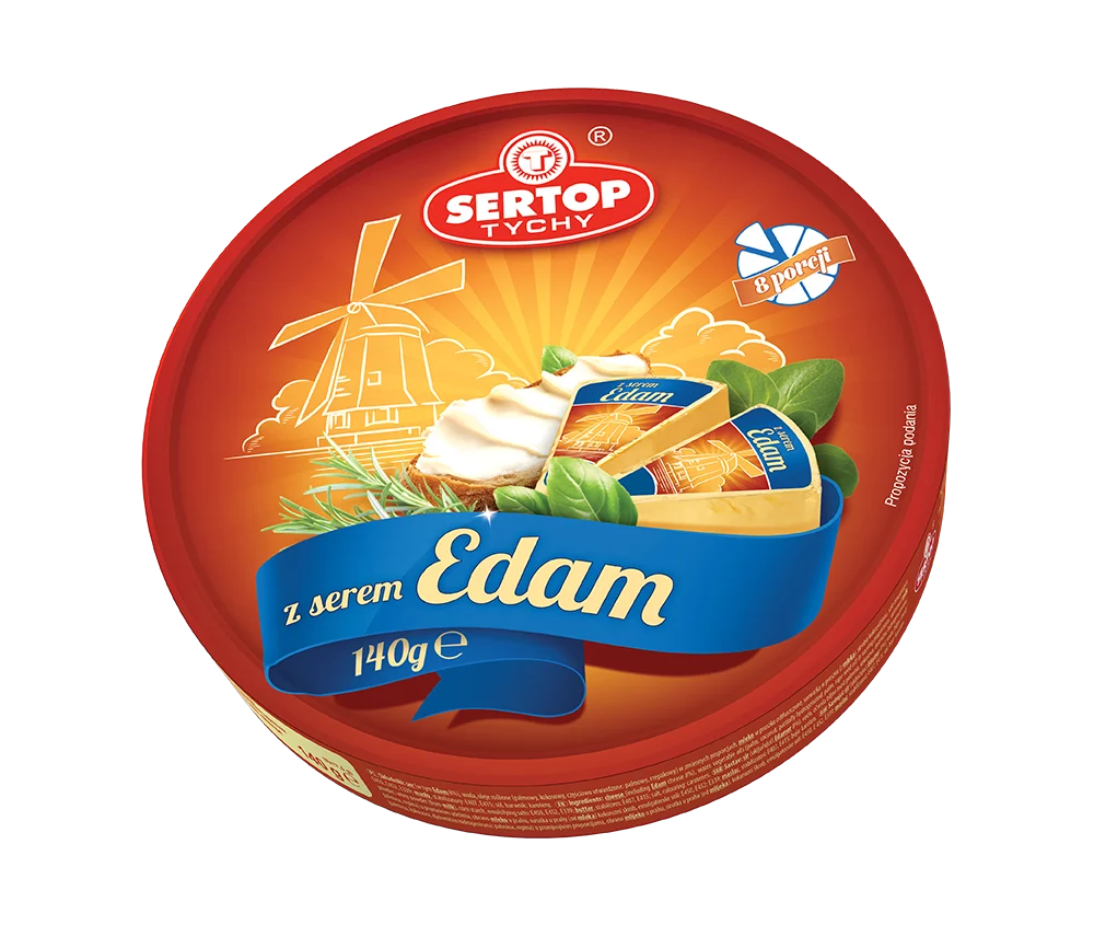 Schmelzkäse Edam 140g - Sertop