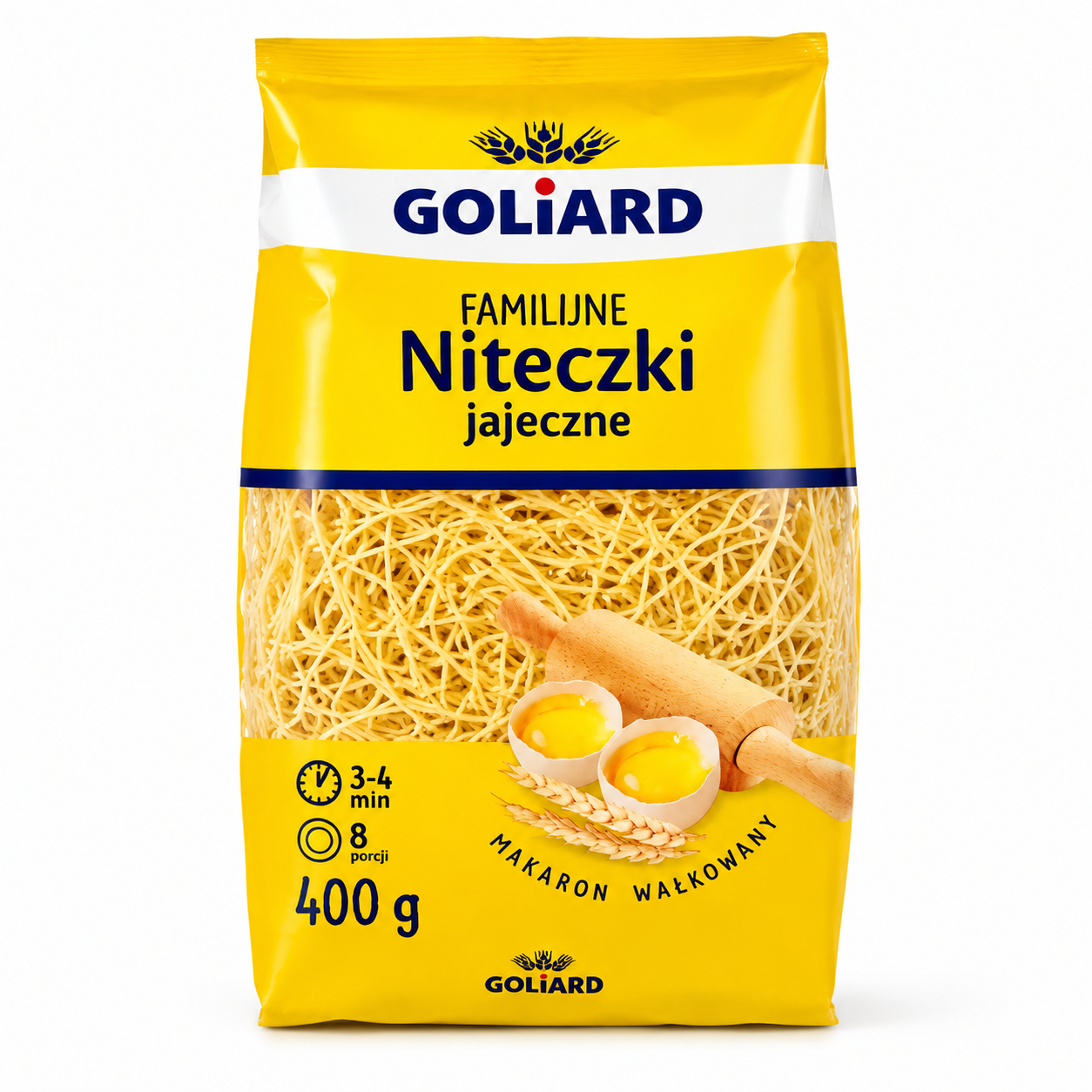 Goliard Fadennudeln Niteczki Familijne 400 g – Polnische Suppennudeln