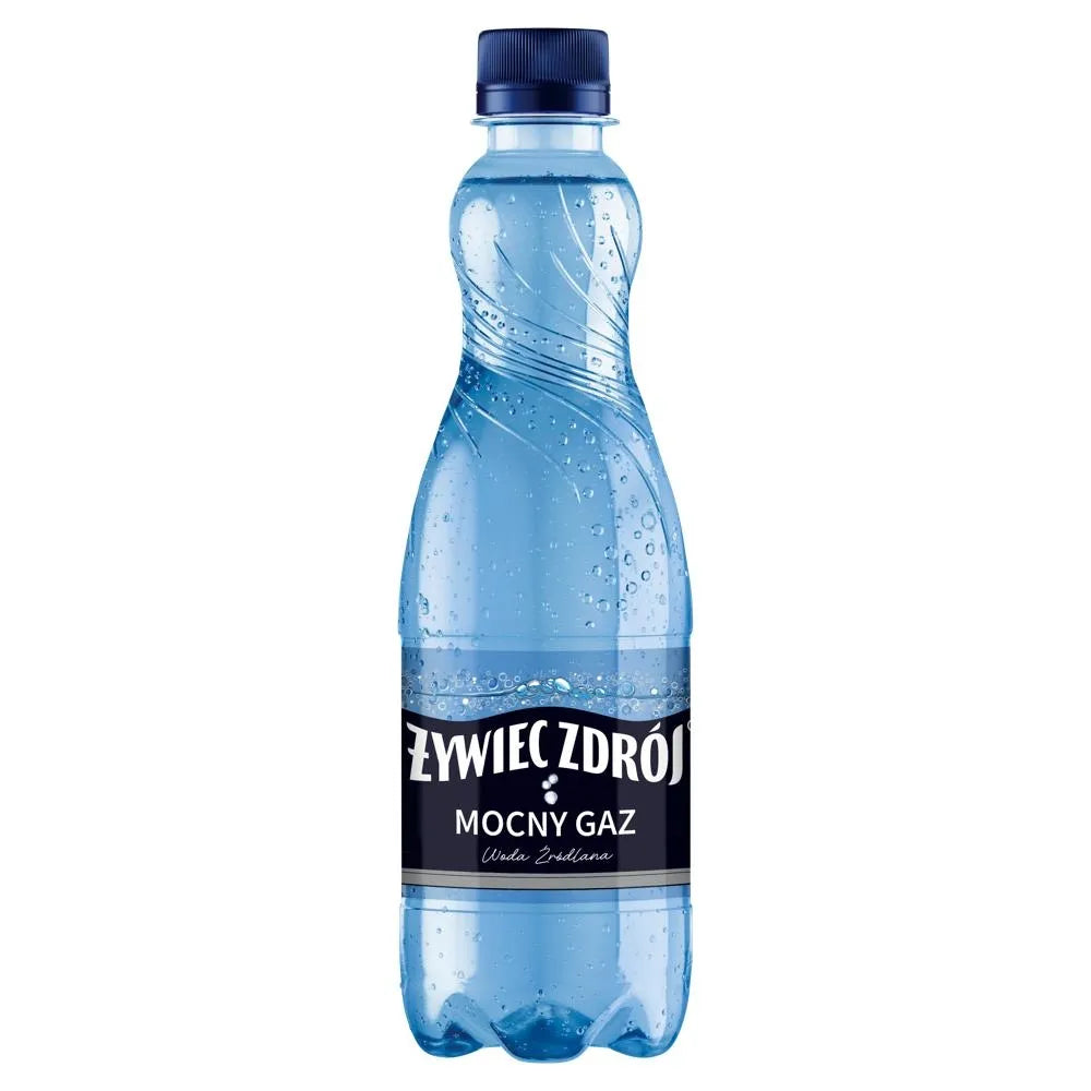 Żywiec Zdrój Quellwasser stark sprudelnd 0,5 L - Woda mocny gaz (zzgl. 0,25€ Pfand)