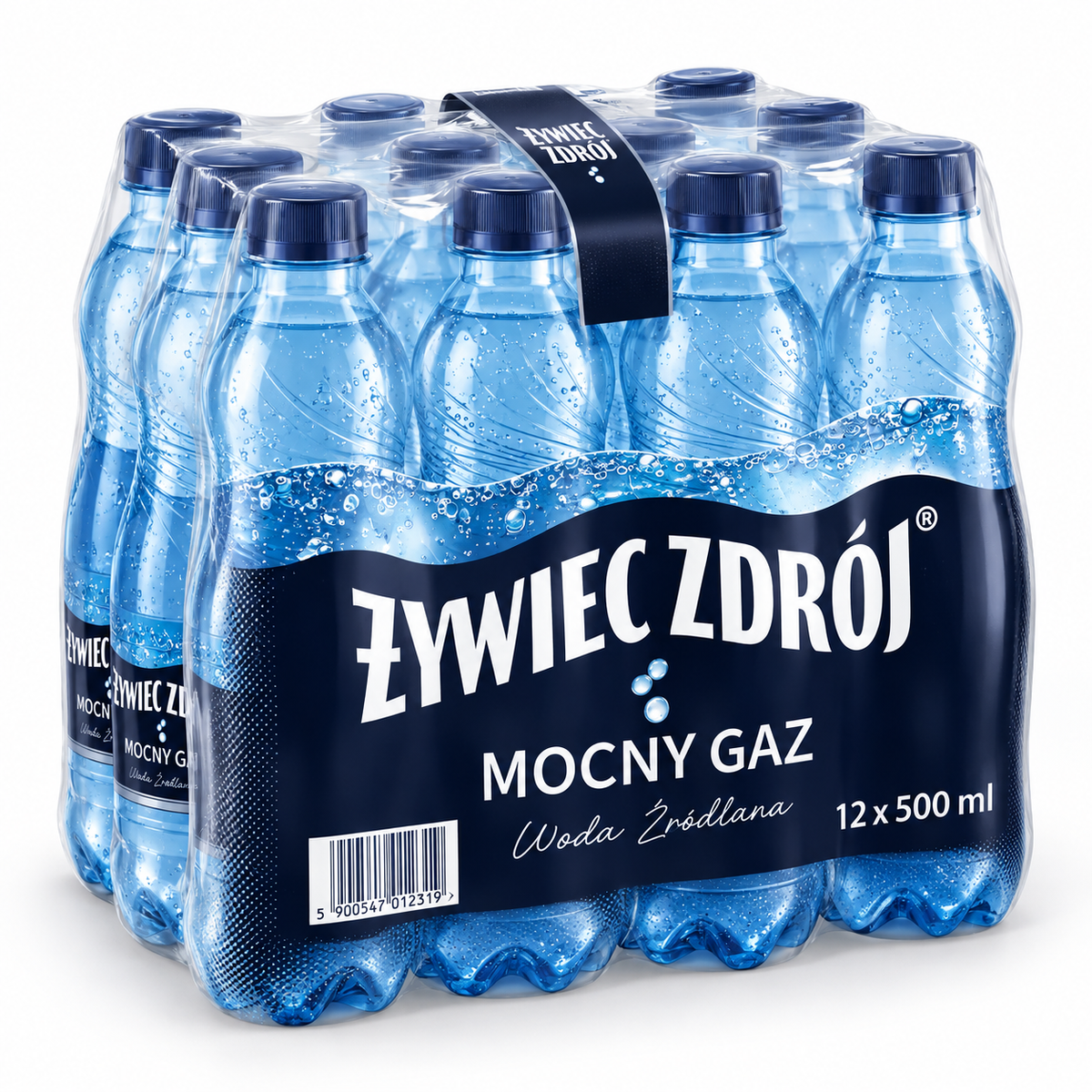 Żywiec Zdrój Quellwasser stark sprudelnd 0,5 L - Woda mocny gaz (zzgl. 0,25€ Pfand)