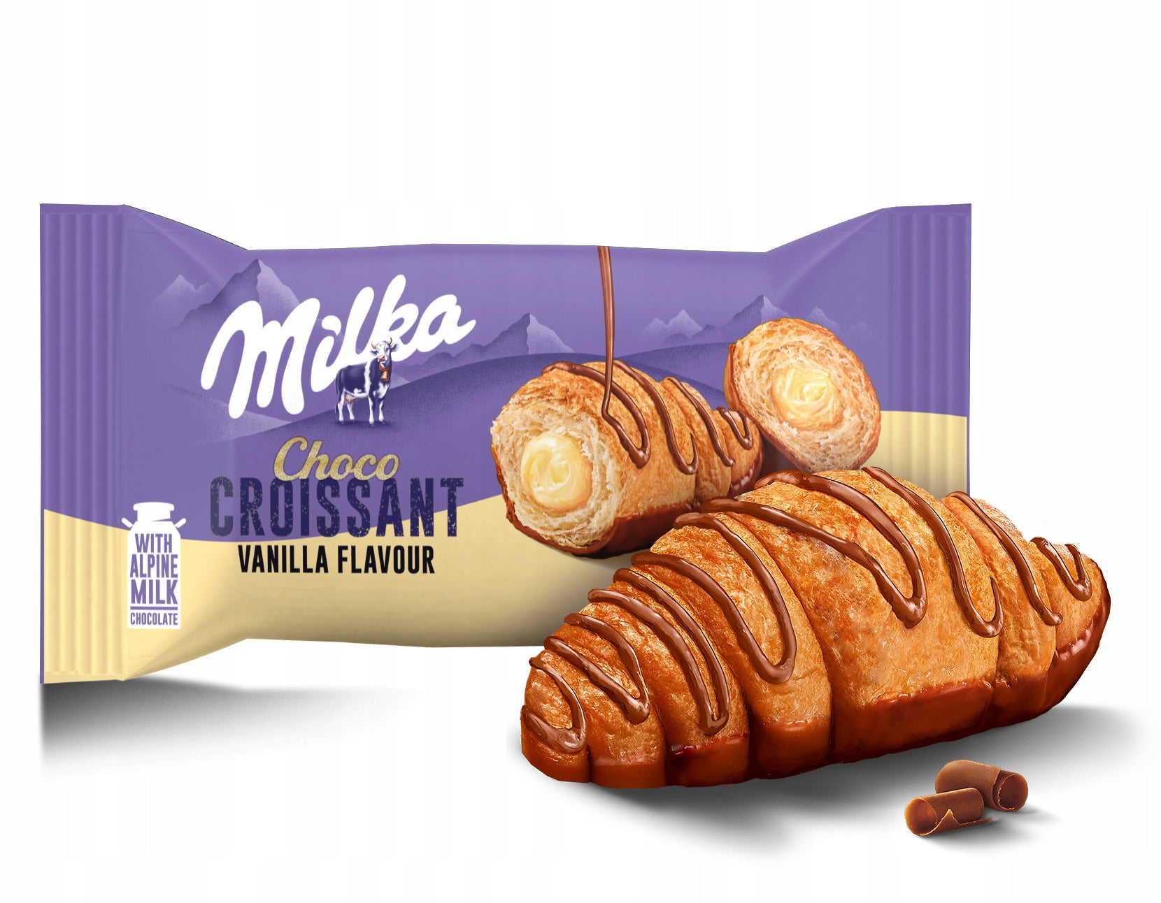Milka Croissant Choco Vanilla 50g - Mondelez