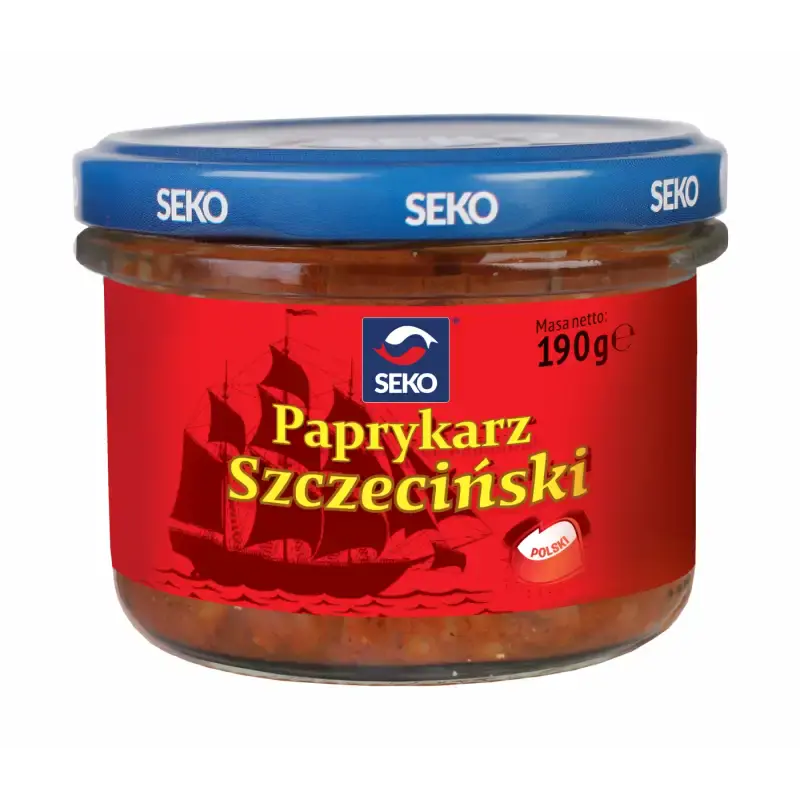 Stettiner Paprika-Fisch-Paste - Paprykarz Szczeciński 190g - Seko