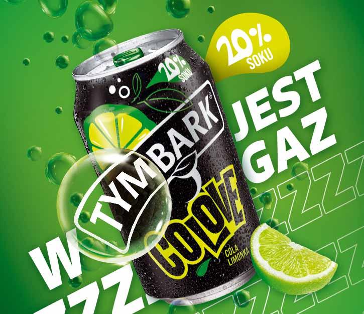 Tymbark COLOVE Limonka 330ml Dose - polnisches Cola-Limetten-Getränk