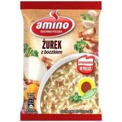 Amino Żurek z boczkiem Instant-Nudelsuppe 66g - Polskashop24