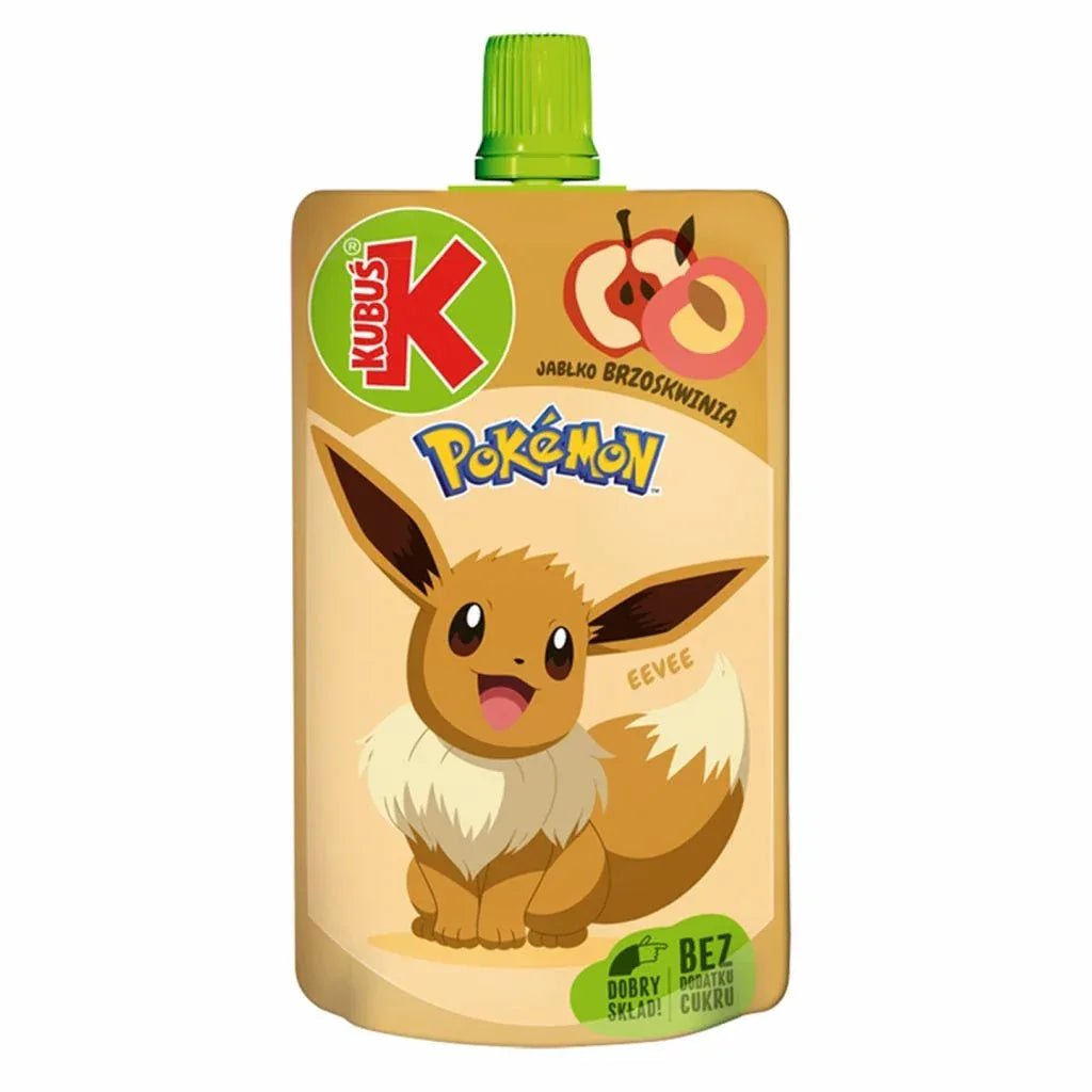 Apfel - Pfirsich - Mus Pokemon 100g - Kubuś - Polskashop24
