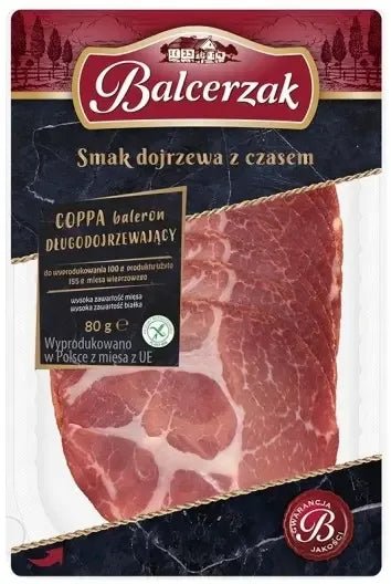 Blasenschinken Baleron Coppa 80g - Balcerzak - Polskashop24