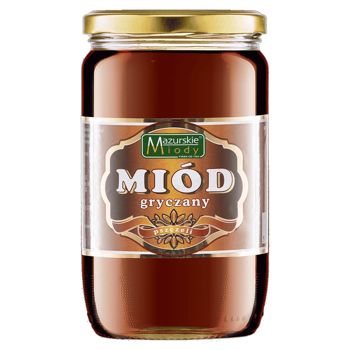 Buchweizenhonig Miód Gryczany 1kg - Mazurskie Miody - Polskashop24