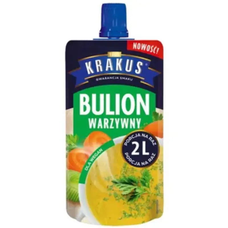 Krakus Bulion Warzywny Gemüsebrühe 100g - Vegetarische polnische Gemüsebrühe