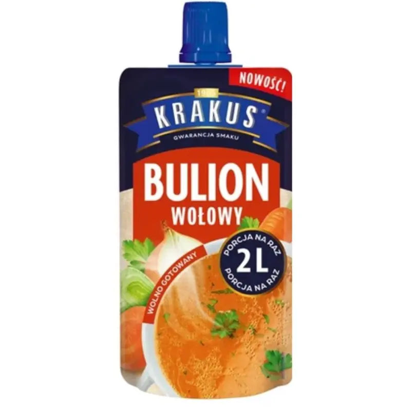 Krakus Bulion Wołowy Rinderbrühe 100g - Polnische Rinderbrühe für Suppen
