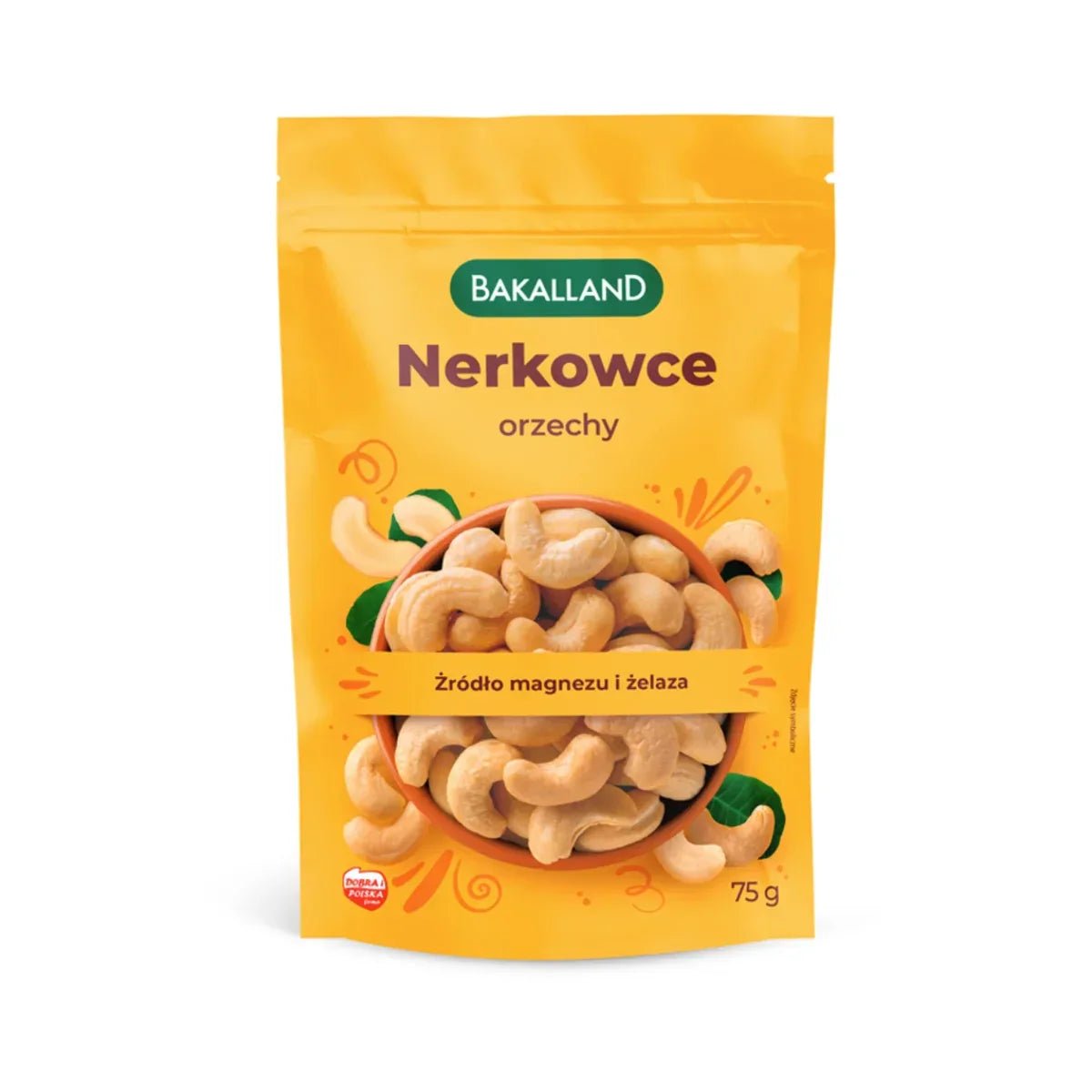 Cashewkerne Orzechy nerkowca 75g - Bakalland - Polskashop24