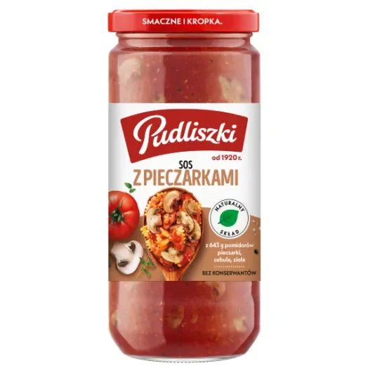 Champignon - Sauce - Sos z pieczarkami 480g - Pudliszki - Polskashop24