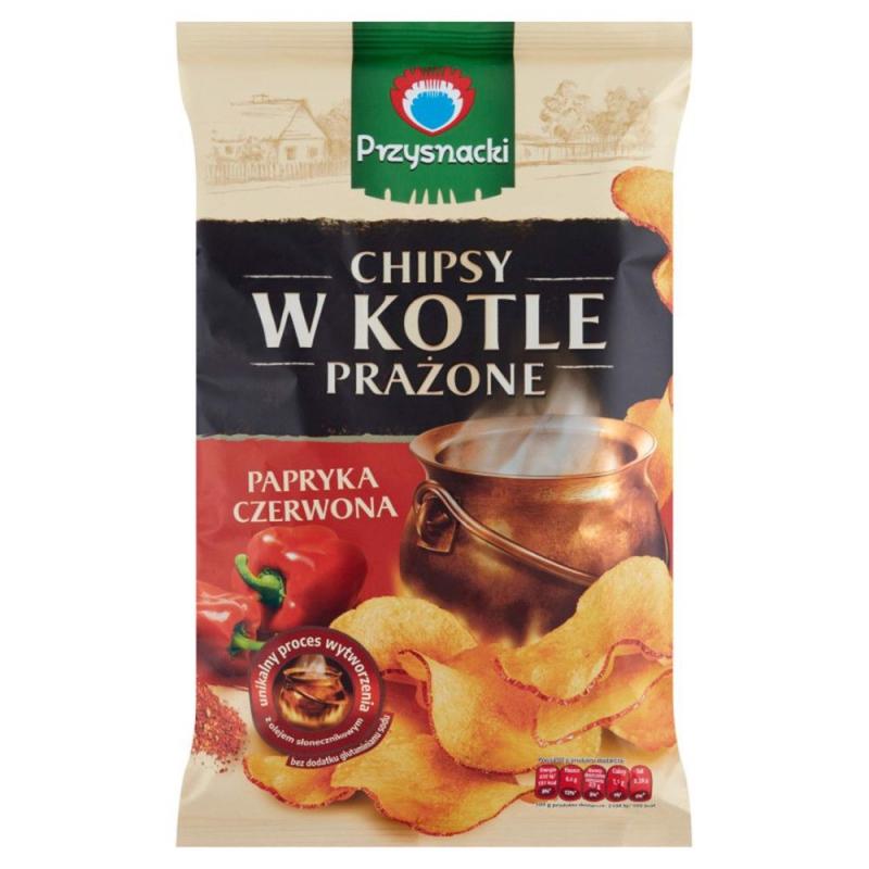 Przysnacki Kettle Chips Paprika 125 g - Polskashop24
