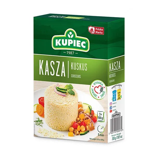 Couscous Kasza Kuskus aus Hartweizen 3 × 100 g - Polskashop24