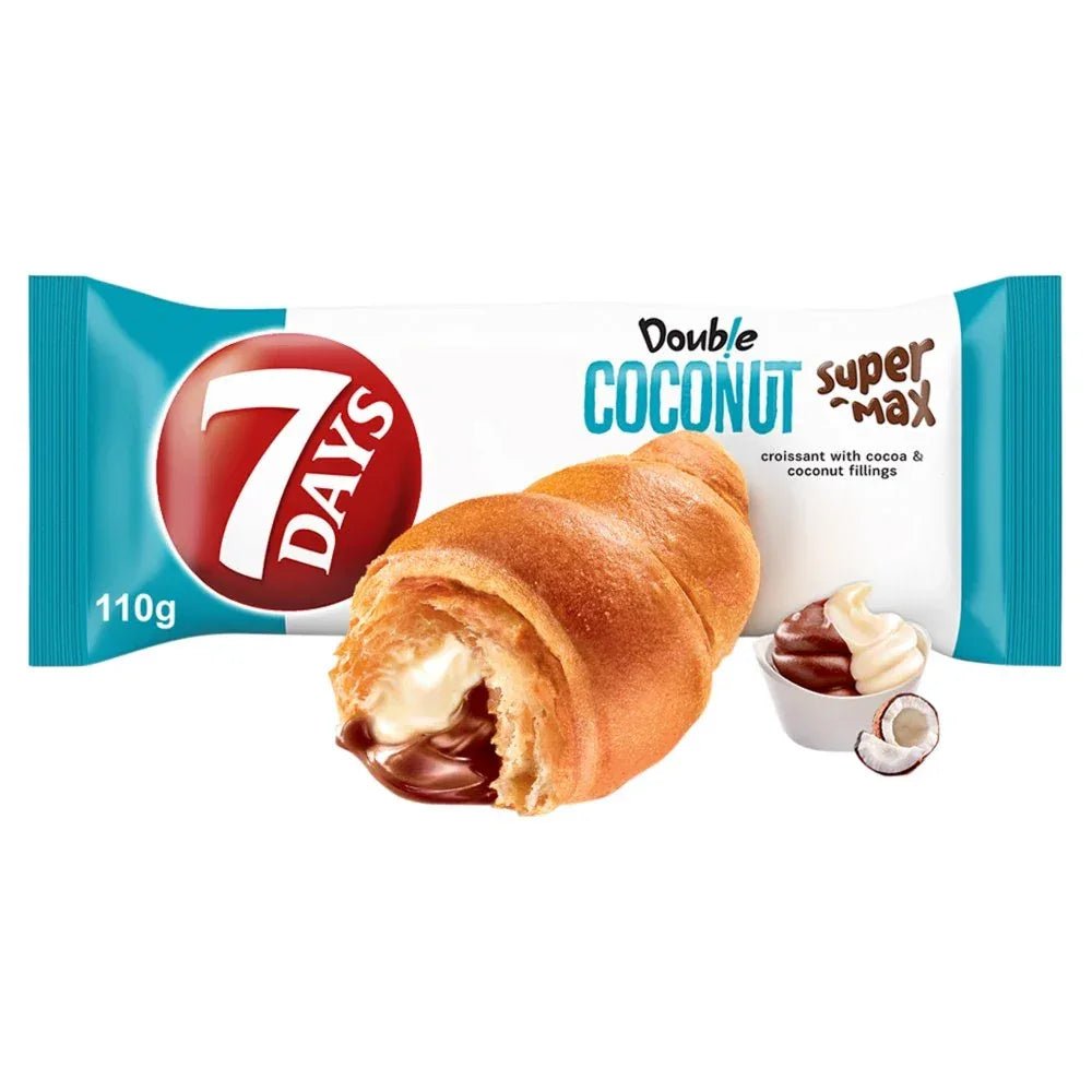 Croissant Rogalik Kakao - Kokos 110g - 7 Days - Polskashop24