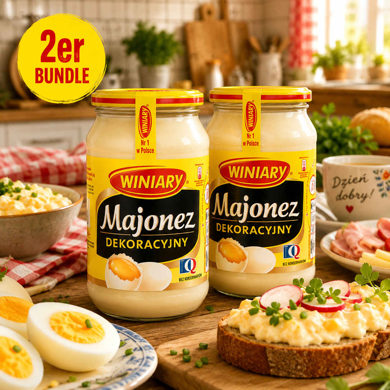 Winiary Mayonnaise 2er Bundle (1.4 Liter)