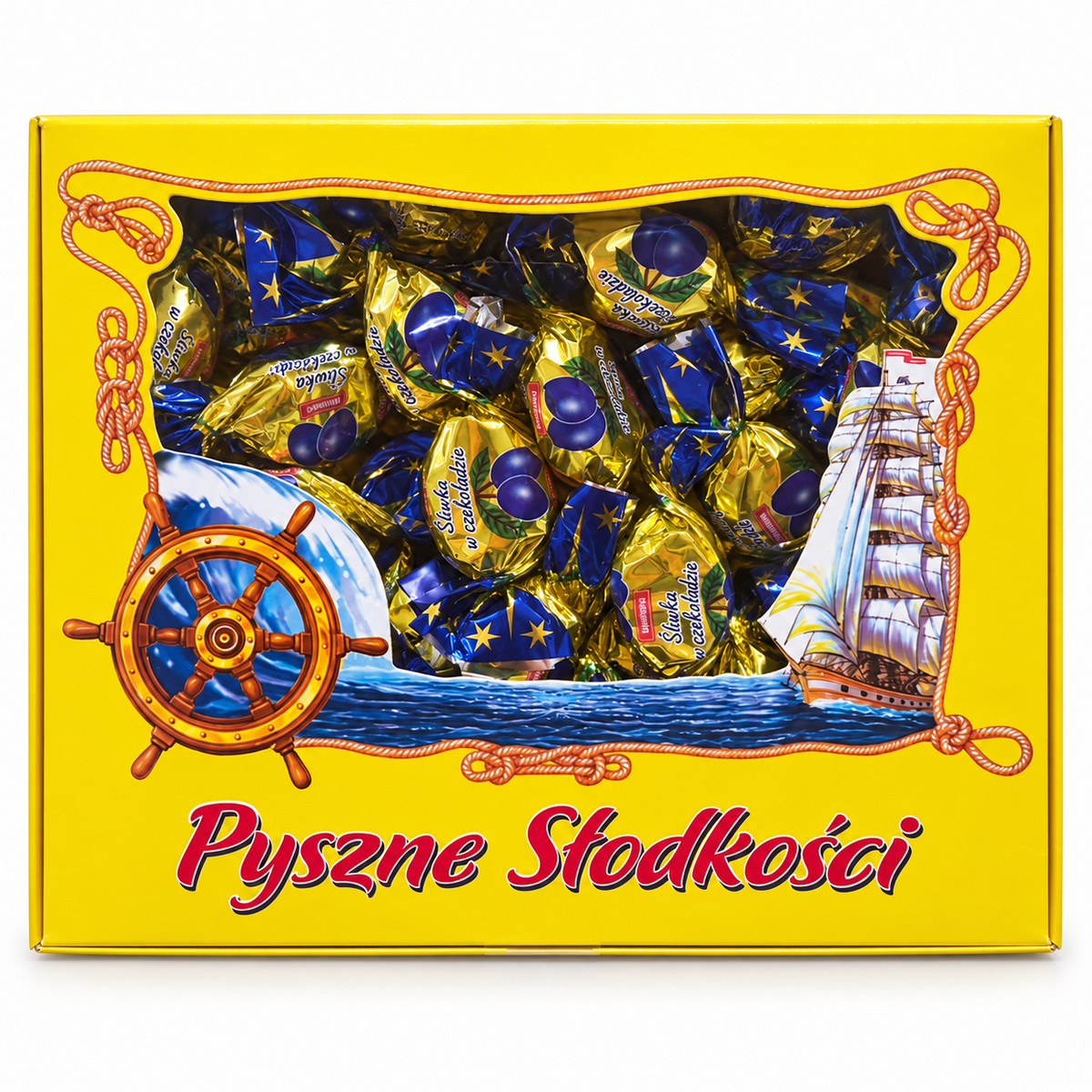 Dobosz Śliwka Luksusowa – getrocknete Pflaumen in Schokolade, 1 kg