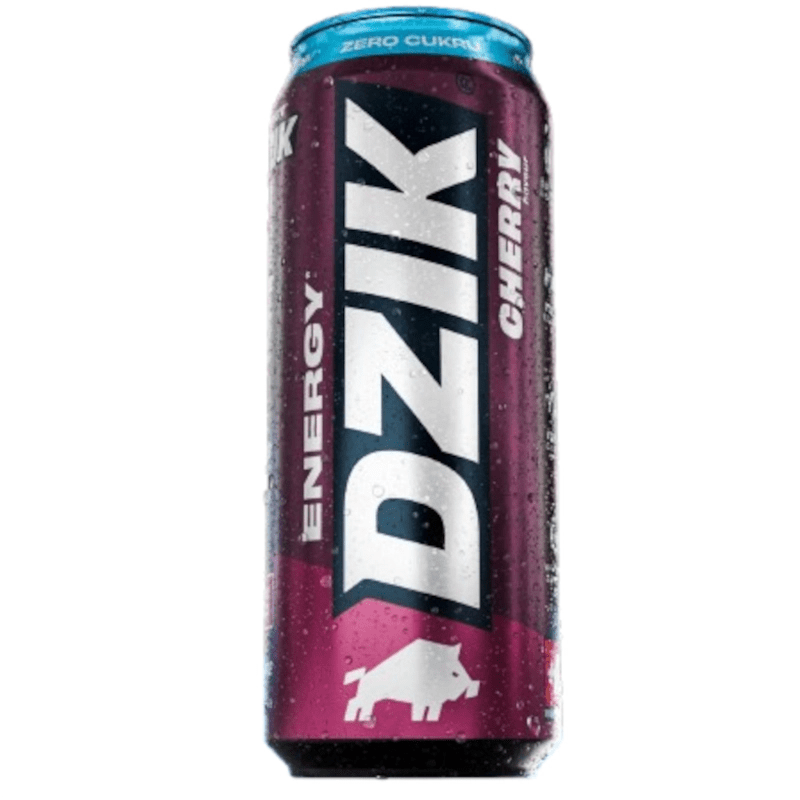 Dzik Energy Drink Zero Cherry 500 ml (zzgl. 0,25€ Pfand) - Polskashop24
