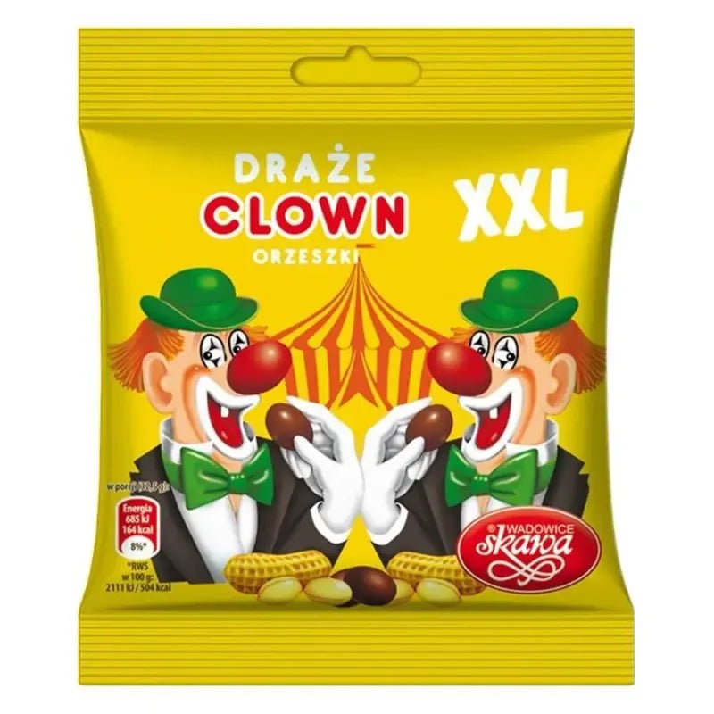 Erdnuss - Dragees Clown XXL - Drażę Orzeszki Clown XXL 130g - Skawa - Polskashop24