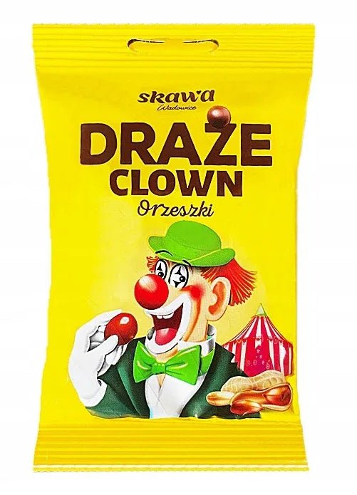 Erdnuss - Dragees in Kakaoglasur 20er Pack - Clown Orzeszki 20x70g - Skawa - Polskashop24