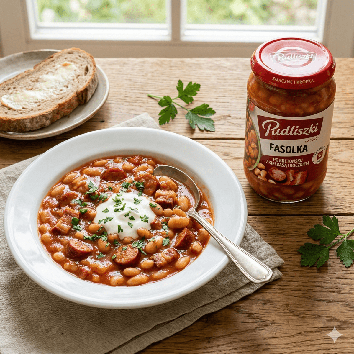 Fasolka po Bretonsku - Polnischer Bohneneintopf 600g Pudliszki - Polskashop24