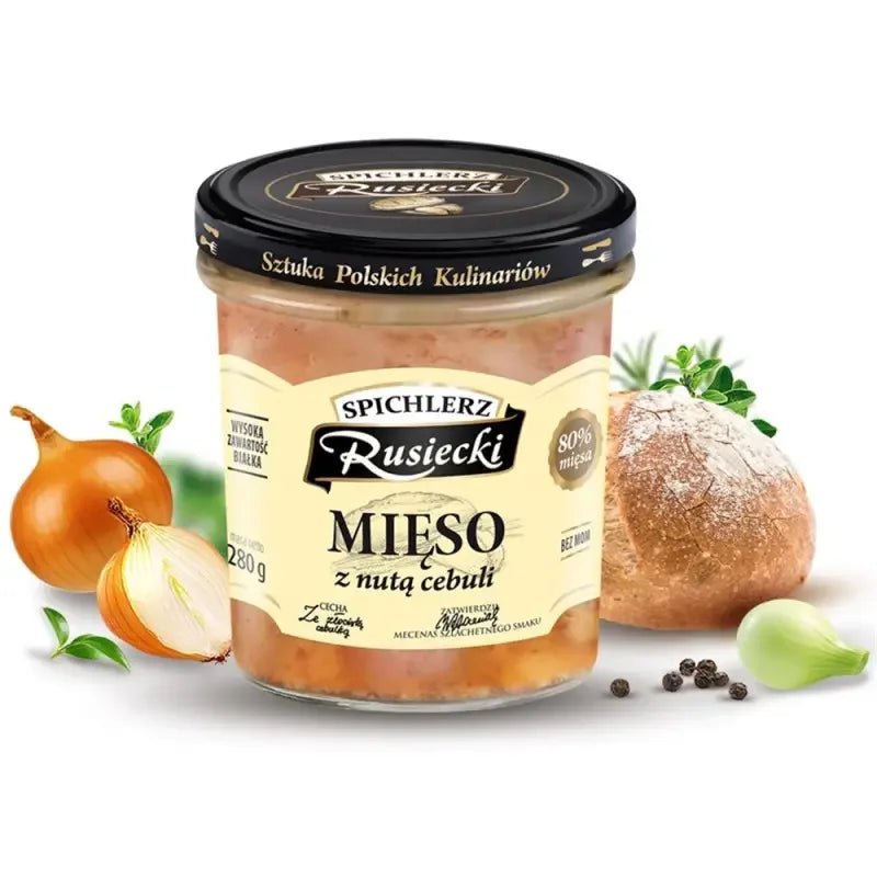 Fleisch mit Zwiebel 280g - Rusiecki - Polskashop24