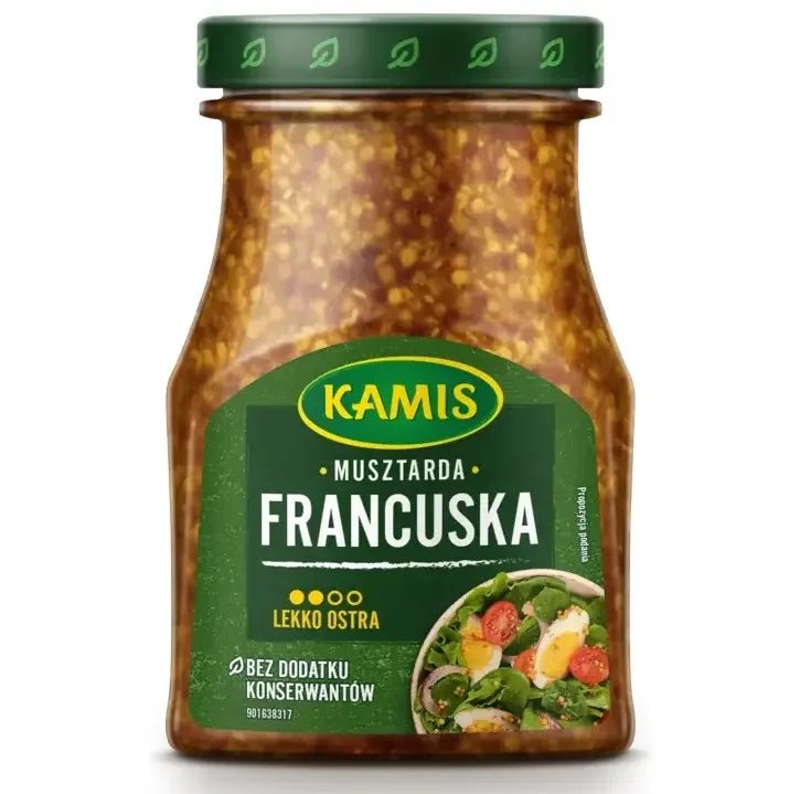 Französischer Senf - Musztarda Francuska 185g - Kamis - Polskashop24