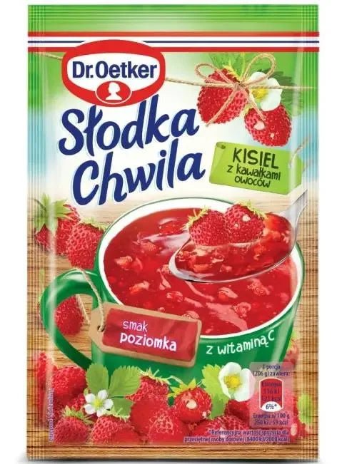 Fruchtdessert Kisiel Slodka Chwila Walderdbeere 31,5g - Dr. Oetker - Polskashop24