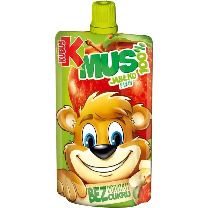 Fruchtmus Apfel Banane Mus Jablko Banan 100g - Kubus - Polskashop24