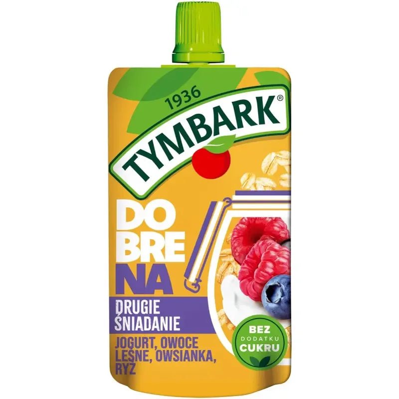 Fruchtmus Joghurt Hafer Waldbeeren Jogurt Zboza 100g - Tymbark - Polskashop24