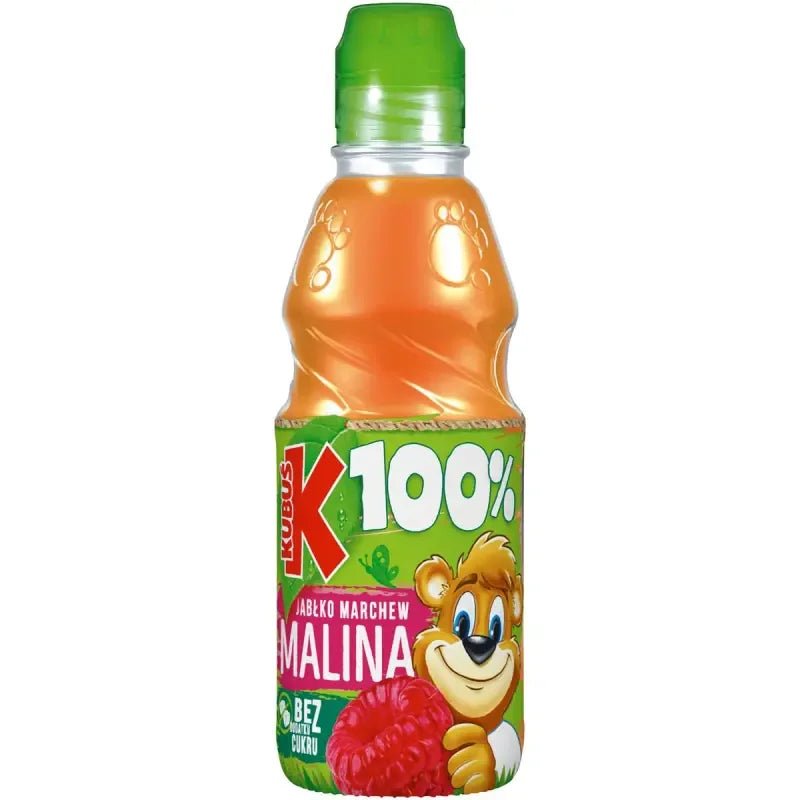 Gemüse - Frucht - Saft Apfel - Himbeere - Karotte - Jablko Malina Marchew (zzgl. 0,25€ Pfand) 300ml - Kubus - Polskashop24