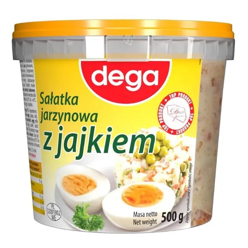 Gemüsesalat mit Ei - Salatka Jarzynowa z Jajkiem 500g - Dega - Polskashop24
