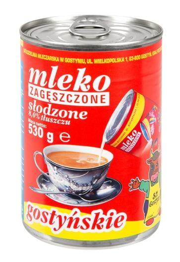 Gezuckerte Kondensmilch - Mleko Zagęszczone Słodzone 530g - SM Gostyń - Polskashop24