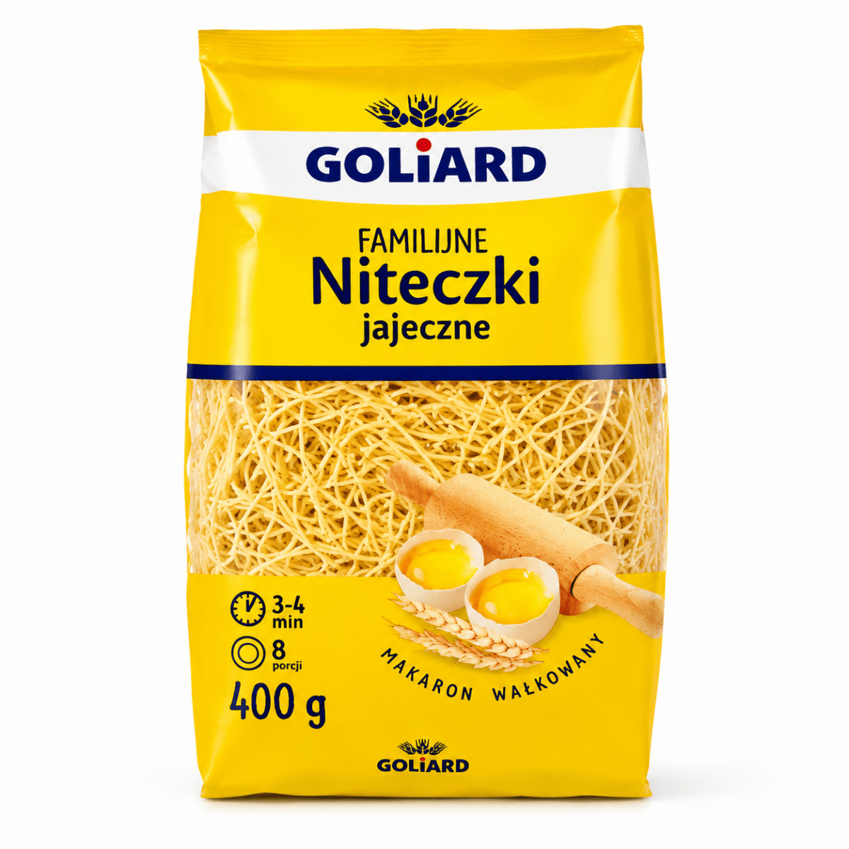 Goliard Fadennudeln Niteczki Familijne 400 g – Polnische Suppennudeln - Polskashop24