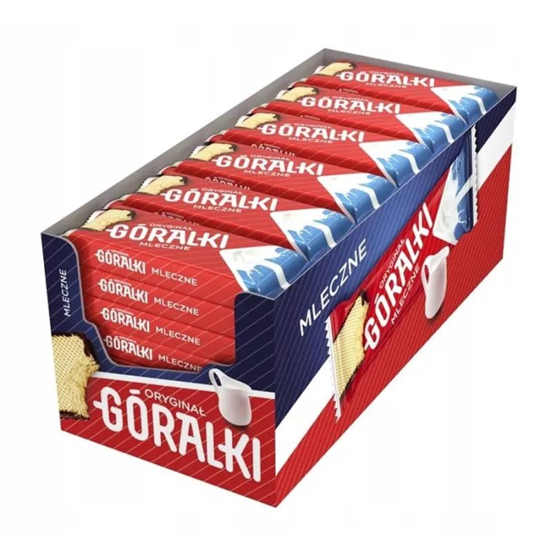 Goralki Milch - Waffelriegel 36x 45g kaufen - IDC - Polskashop24.de - Online Supermarkt mit Lebensmittel aus Polen