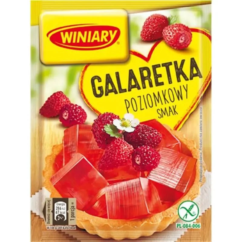 Götterspeise Erdbeere Galaretka poziomkowa 71g - Winiary - Polskashop24