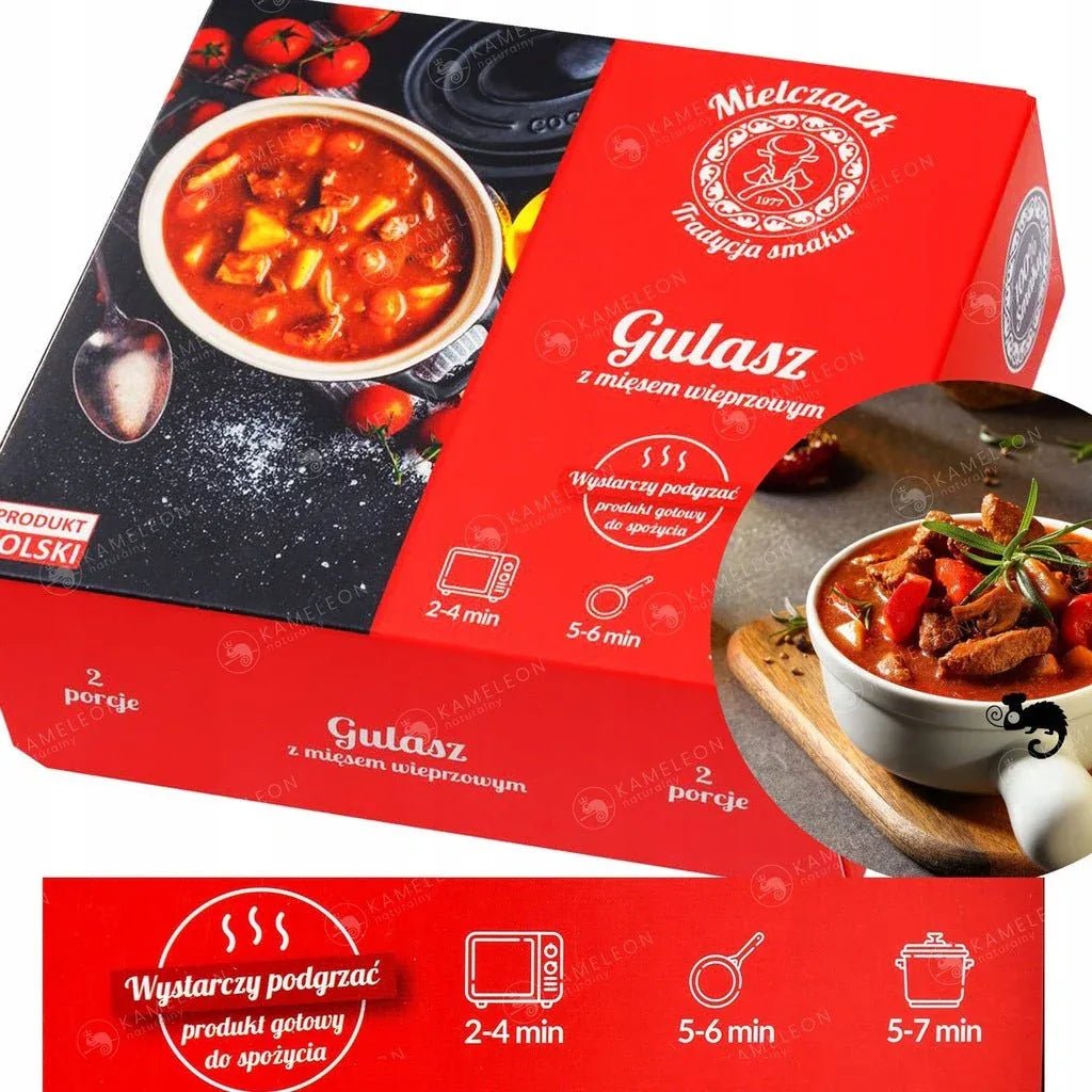 Gulasz z mięsem wieprzowym 450g - Mielczarek Gulasch kaufen - Polskashop24