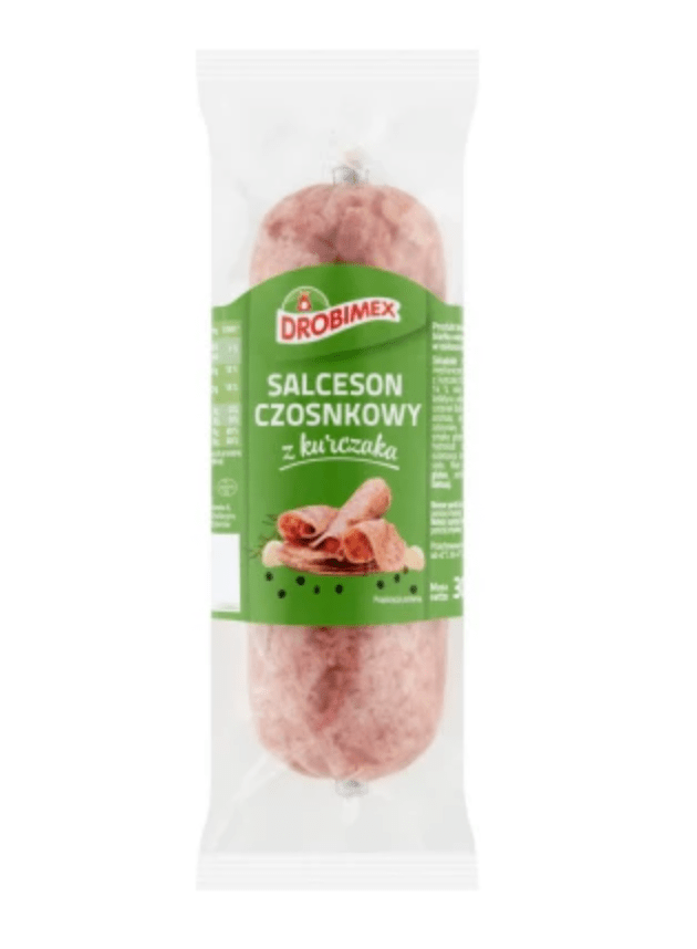 Hähnchen-Sülze Salceson czosnkowy z kurczaka 300g - Drobimex - Polskashop24