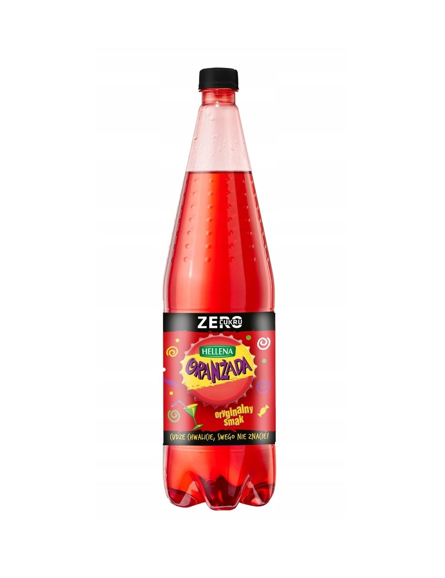 Oranżada Czerwona Zero Cukru Limonade 1,25l (zzgl. 0,25€ Pfand) - Hellena