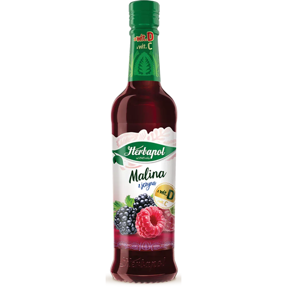 Himbeer - Brombeer - Sirup - Syrop Malina z Jeżyną 420ml - Herbapol - Polskashop24