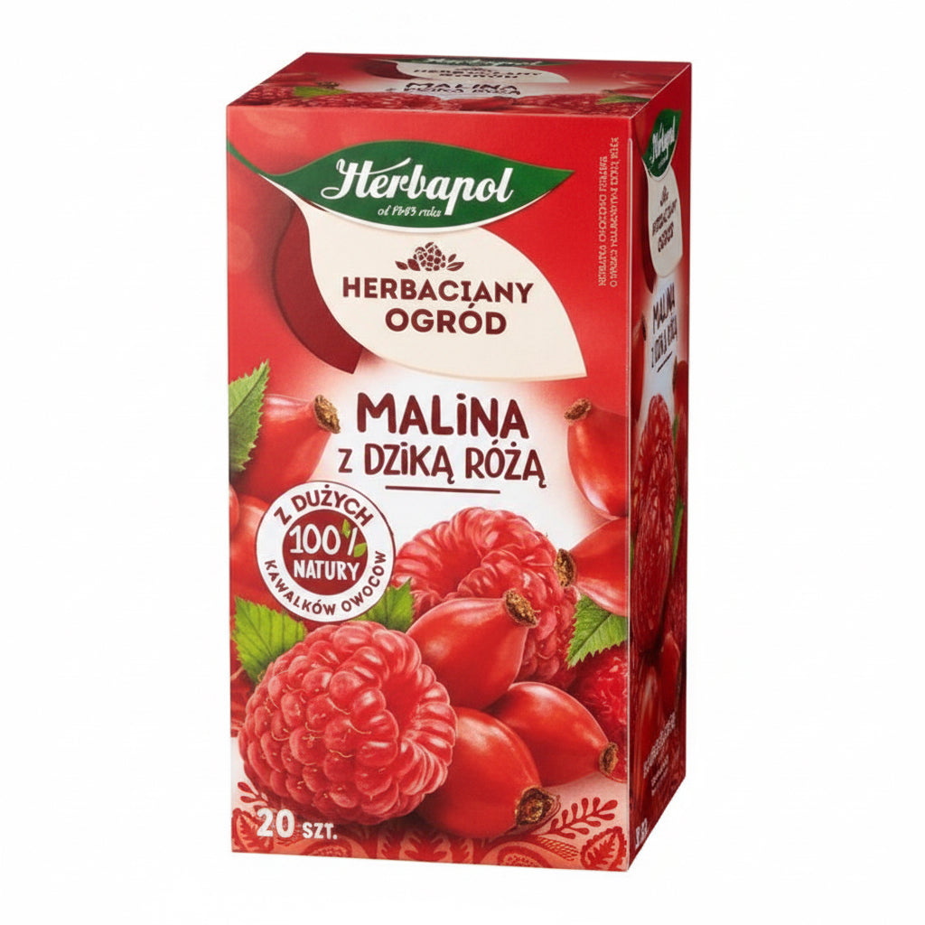 Himbeer - Hagebutten - Tee - Herbata Malina z Dziką Różą 54g - Herbapol - Polskashop24