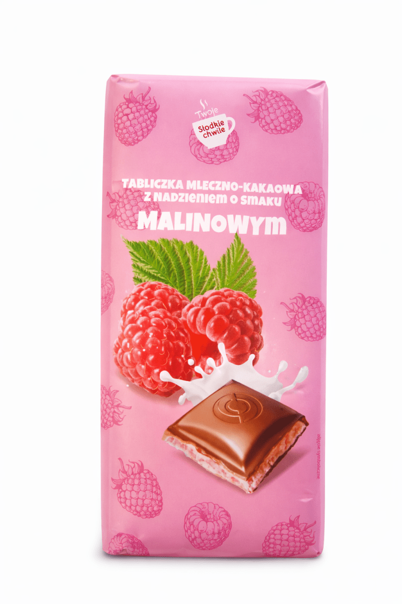 Himbeer - Schokolade Czekolada Malinowa 100g - Słodkie Chwile - Polskashop24